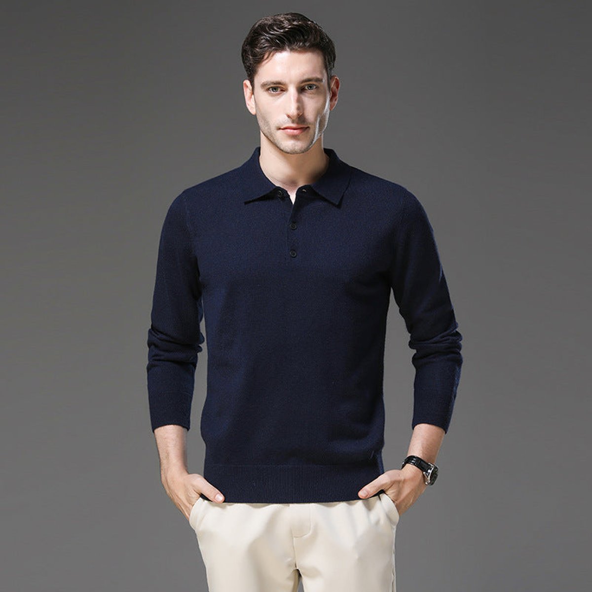 Strickpullover Herren | Polokragen & Elegante Passform 7