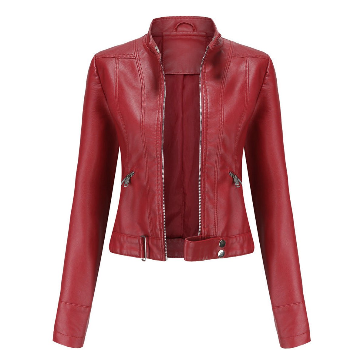 Bikerjacke Damen | Taillierte Passform & Stilvolles Design 5
