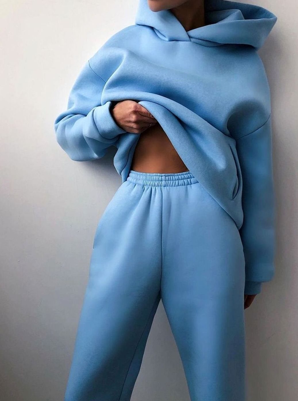 Jogginganzug Damen | Oversized Hoodie & Hose im Set 1
