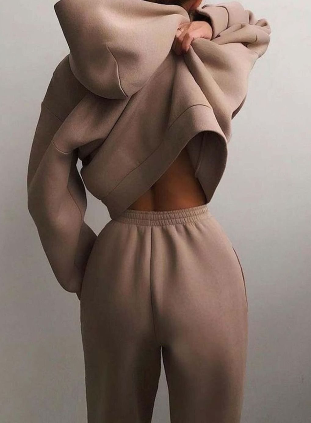 Jogginganzug Damen | Oversized Hoodie & Hose im Set 2