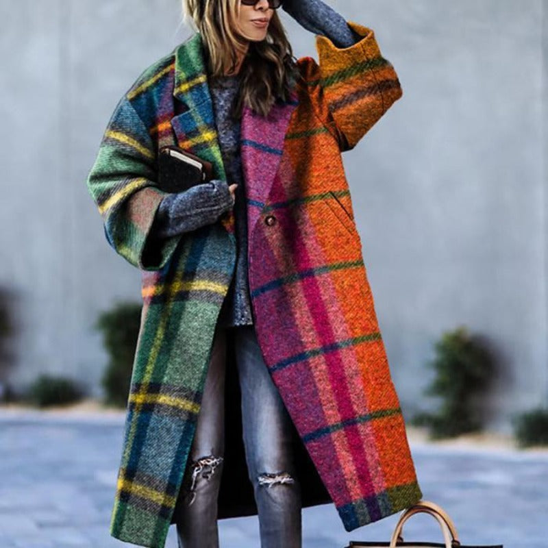 Mantel Damen Lang | Lockerer Schnitt für Herbst 1