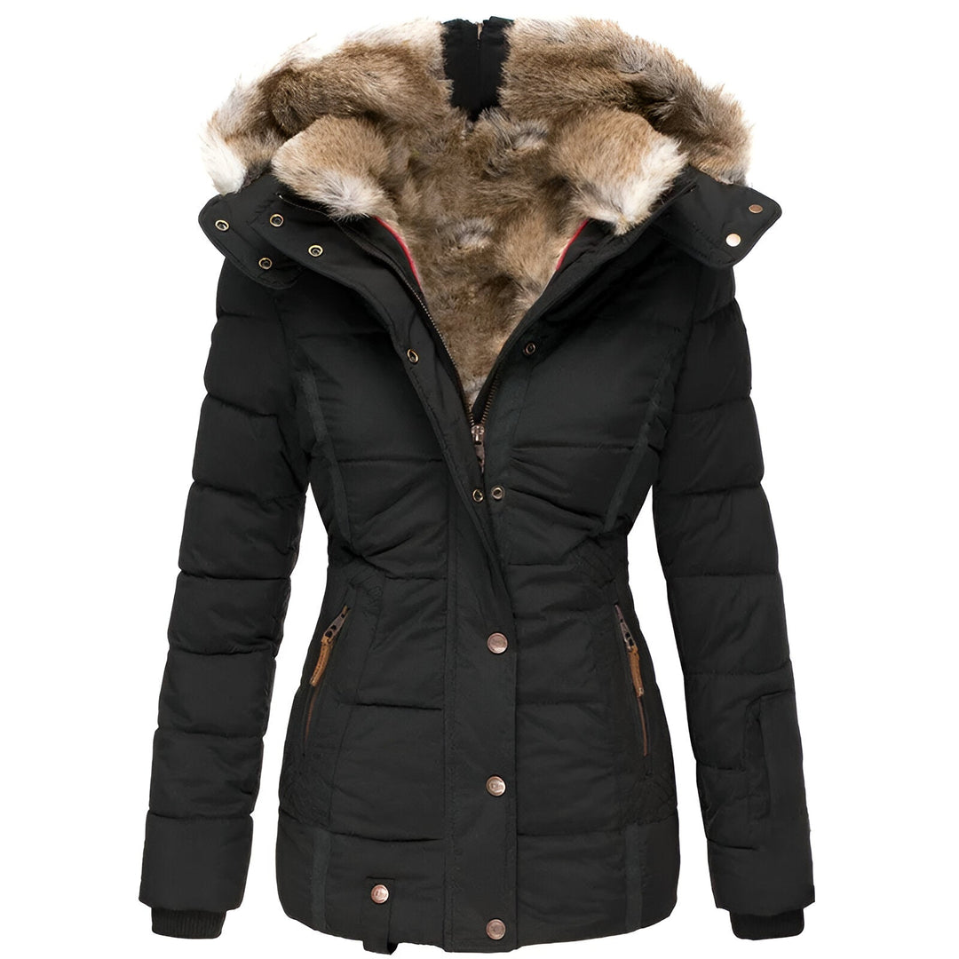 Winterjacke Damen | Taillierter Schnitt mit Kapuze 1