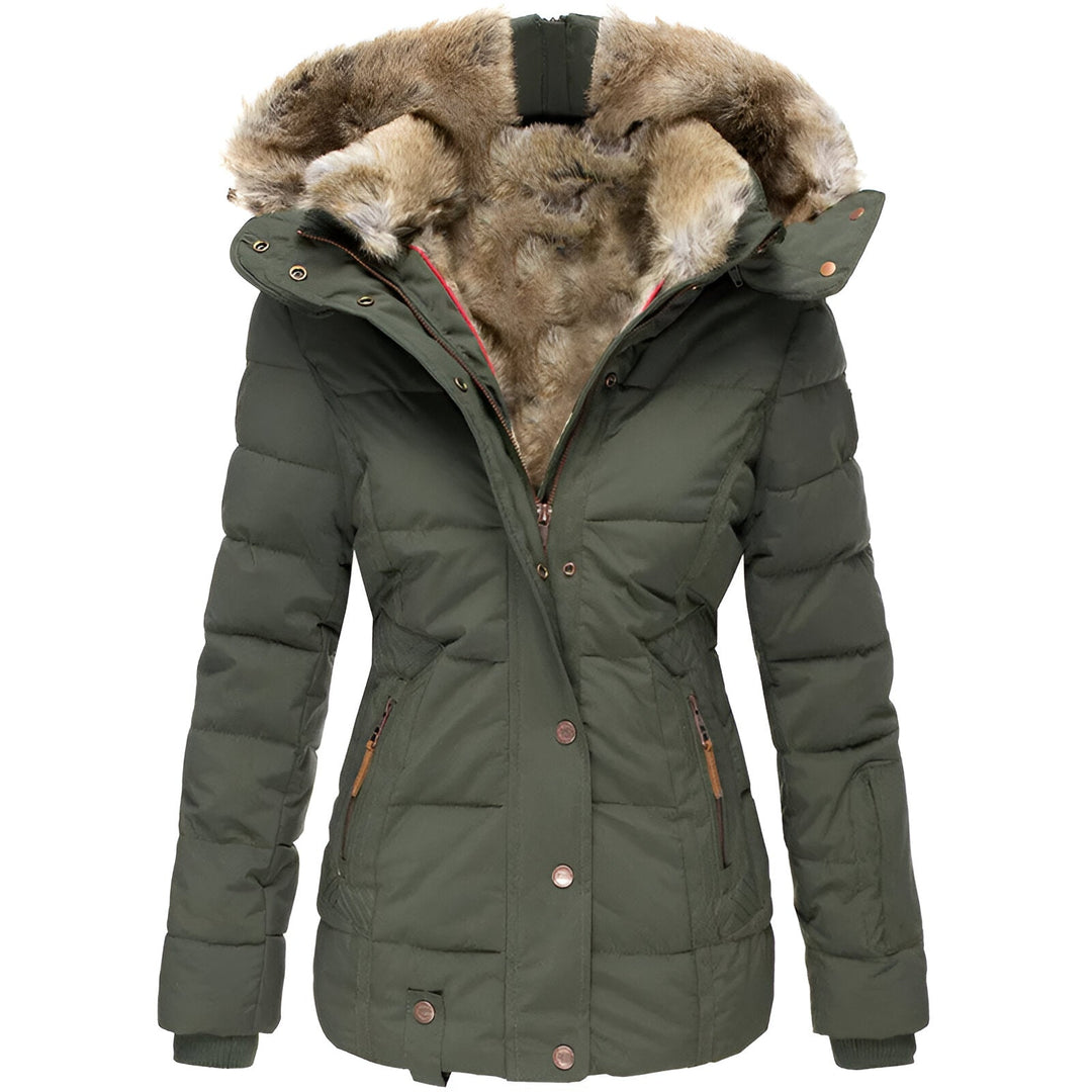 Winterjacke Damen | Taillierter Schnitt mit Kapuze 3