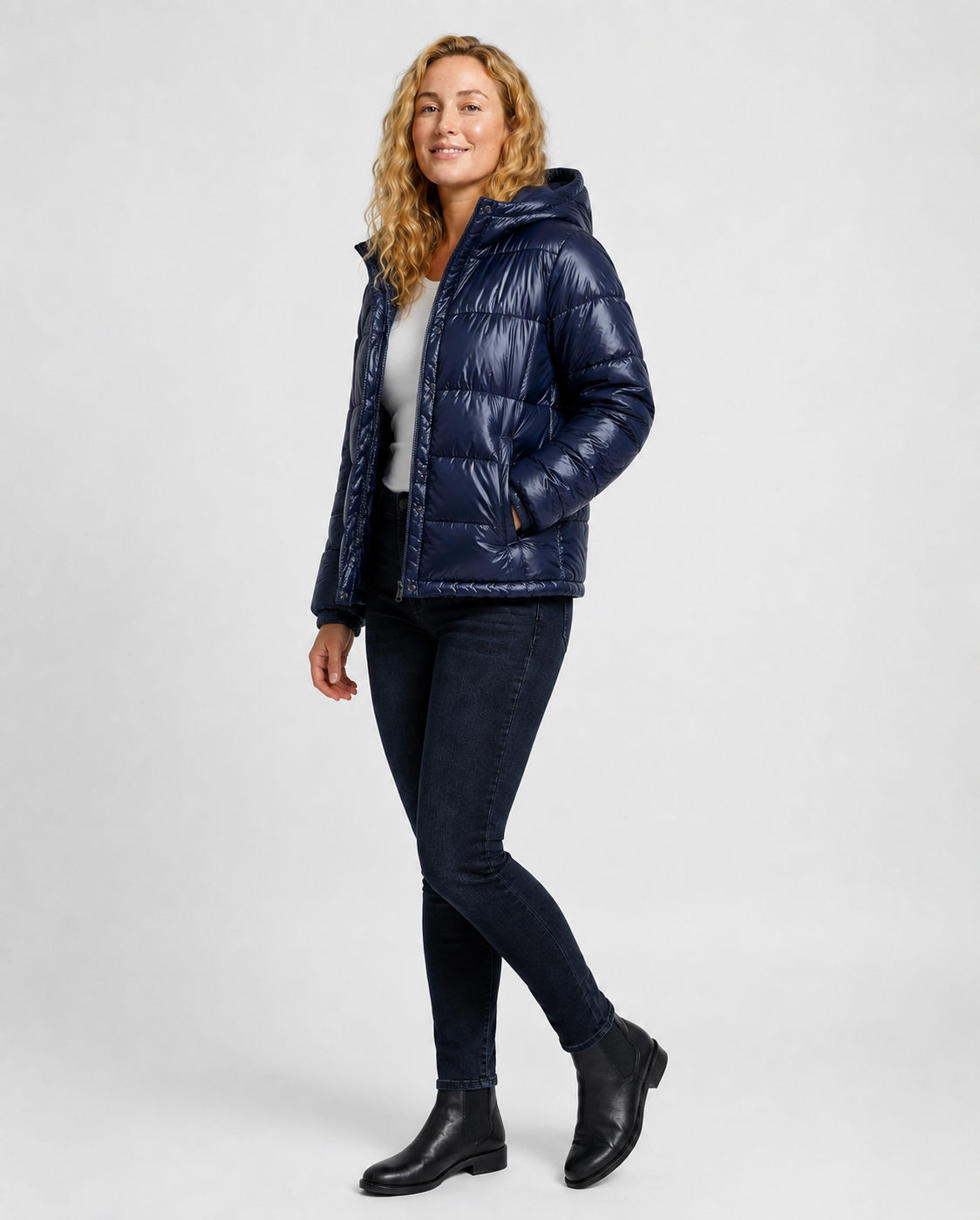 Steppjacke Damen | Mit Kapuze & Taschen 1