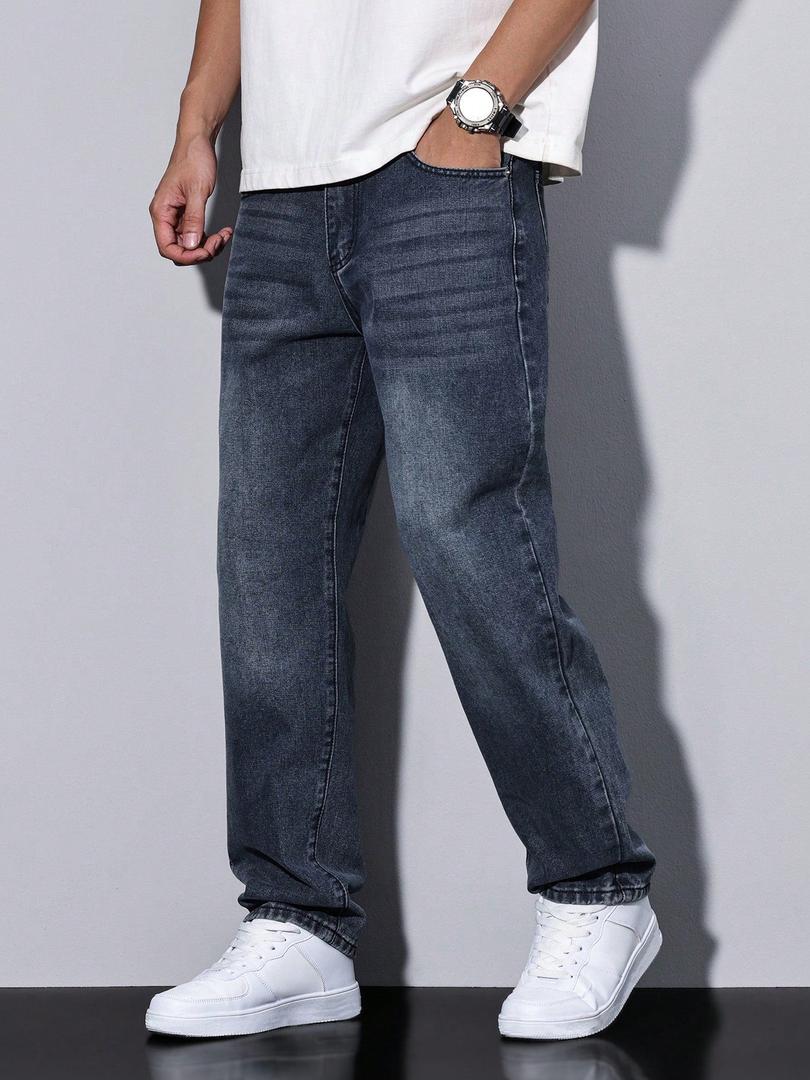 Herren Jeans | Gerade Beine & Gewaschene Optik 4