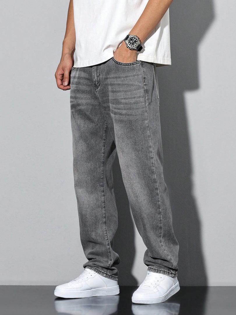 Herren Jeans | Gerade Beine & Gewaschene Optik 7
