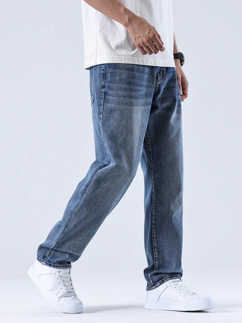 Herren Jeans | Gerade Beine & Gewaschene Optik 1