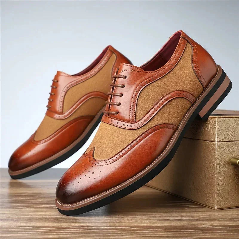 Oxford Schuhe Herren | Zweifarbig & Elegant 2