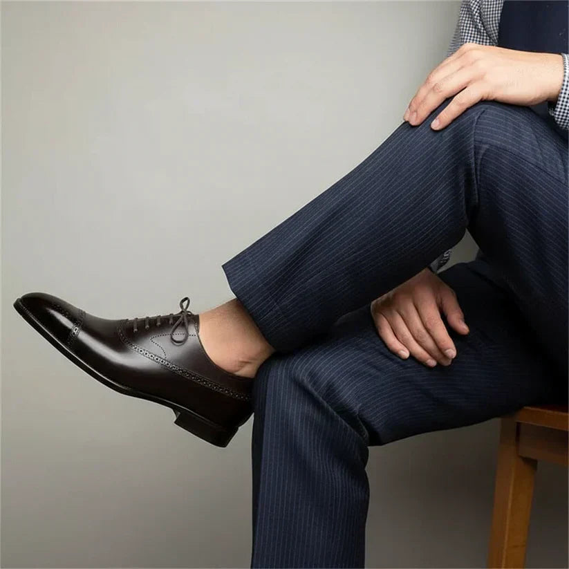 Business Schuhe Herren | Klassisches Brogue Design 3
