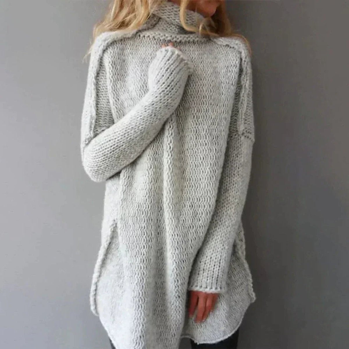 Rollkragenpullover Damen | Oversize & Kuschelig Warm 1