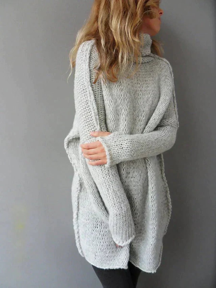 Rollkragenpullover Damen | Oversize & Kuschelig Warm 2