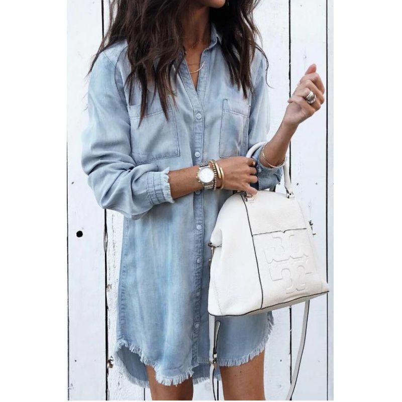 Lozenda - Denim Kleid
