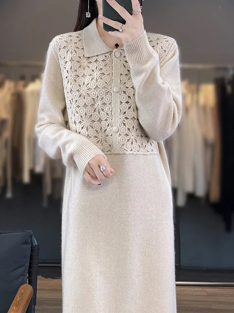 Lozenda - Elegante Damenkleider, warme Pullover