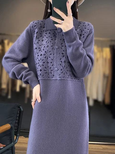 Lozenda - Elegante Damenkleider, warme Pullover