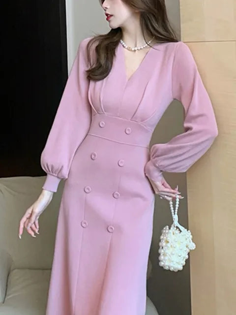 Lozenda - Elegantes Strickkleid für Damen
