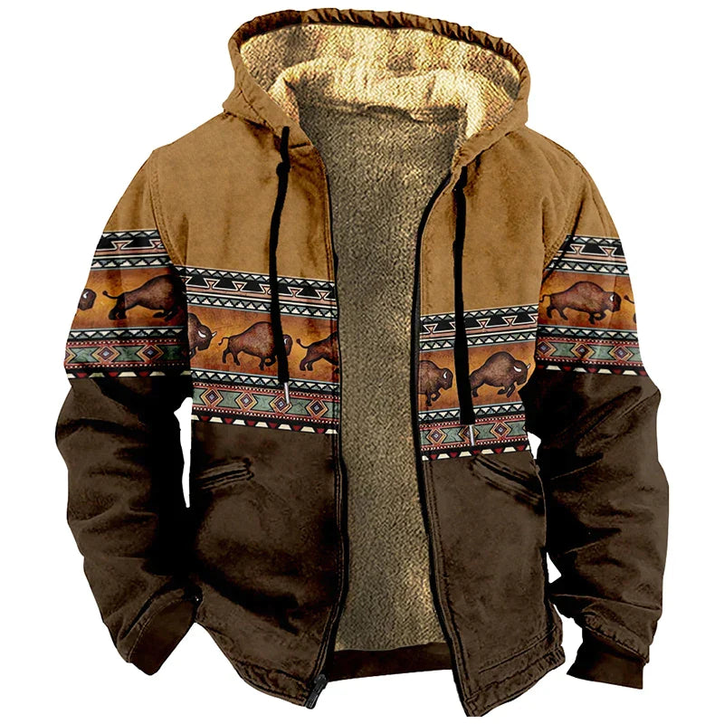 Lozenda - Jacke mit Sherpa
