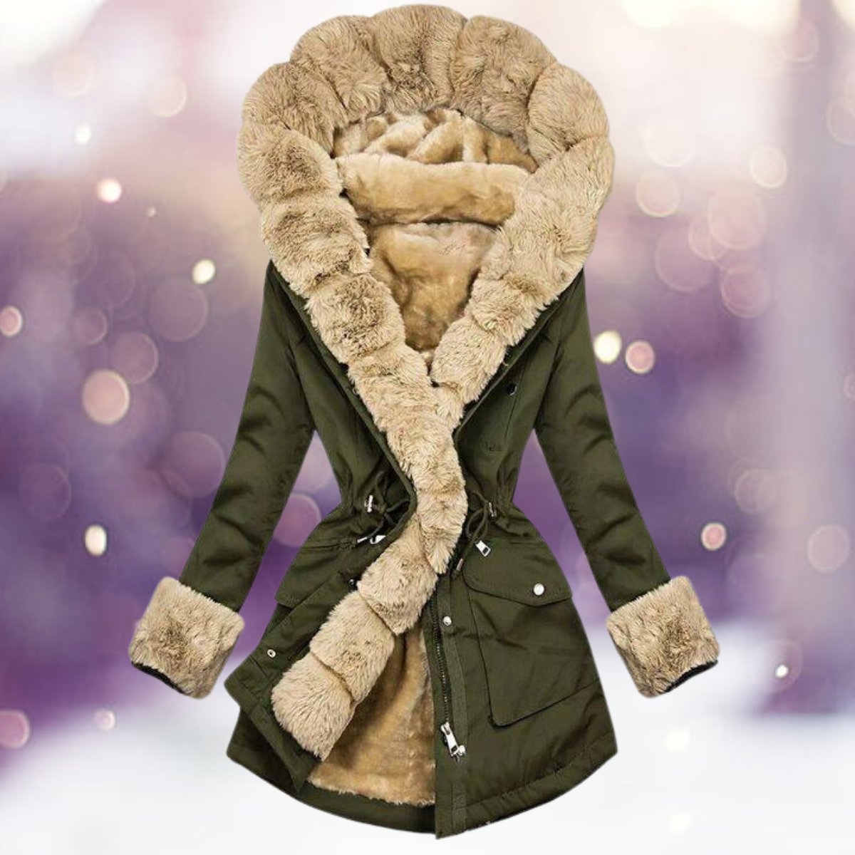 Lozenda - Jacke mit kuscheligem Plüsch-Futter