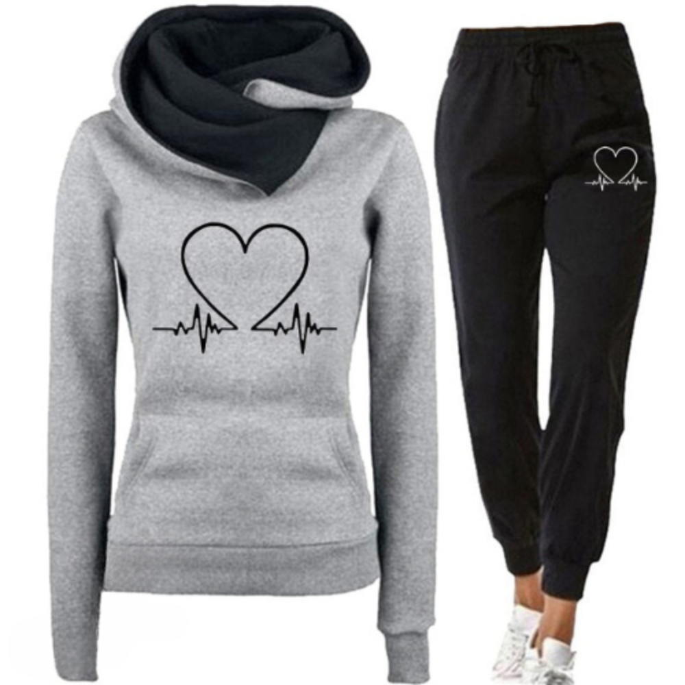 Lozenda - Kuschelig warmes Herzschlag-Joggingset