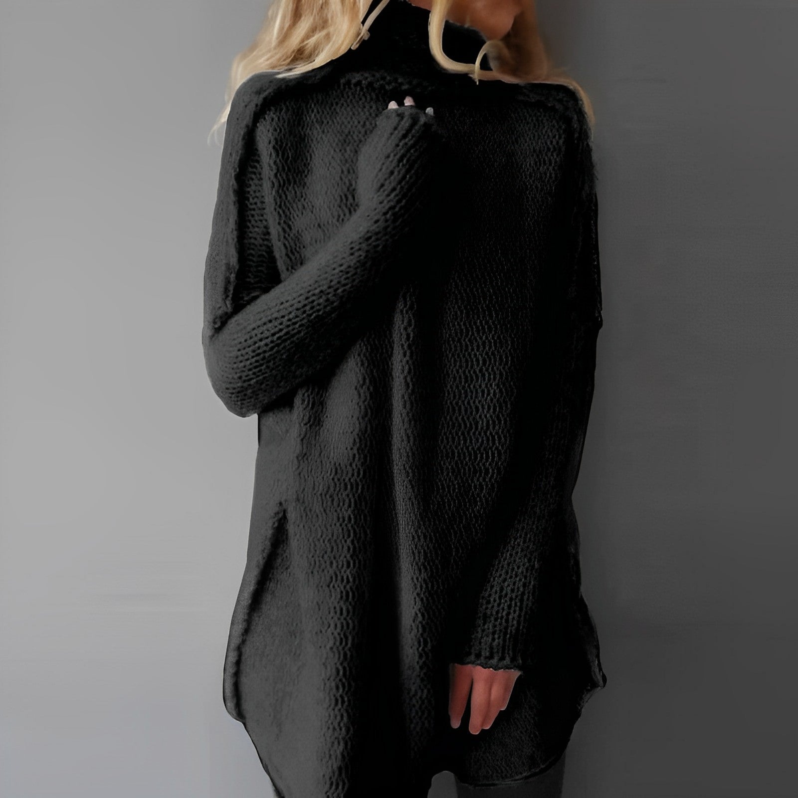 Lozenda - Langer Strickpullover