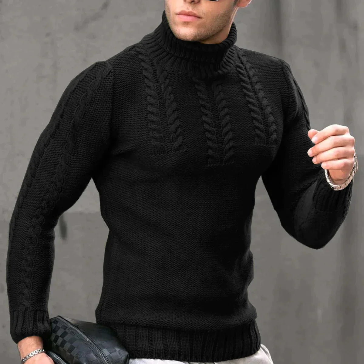 Lozenda - Lässiger Warmer Winterpullover für Männer