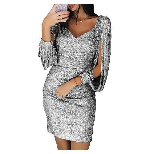 Lozenda - Luxuriöses Pailletten-Minikleid