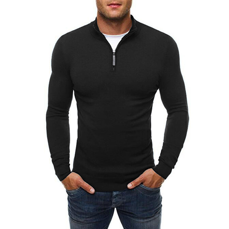 Lozenda - Pullover mit halbem Reißverschluss halfzip longsleeve