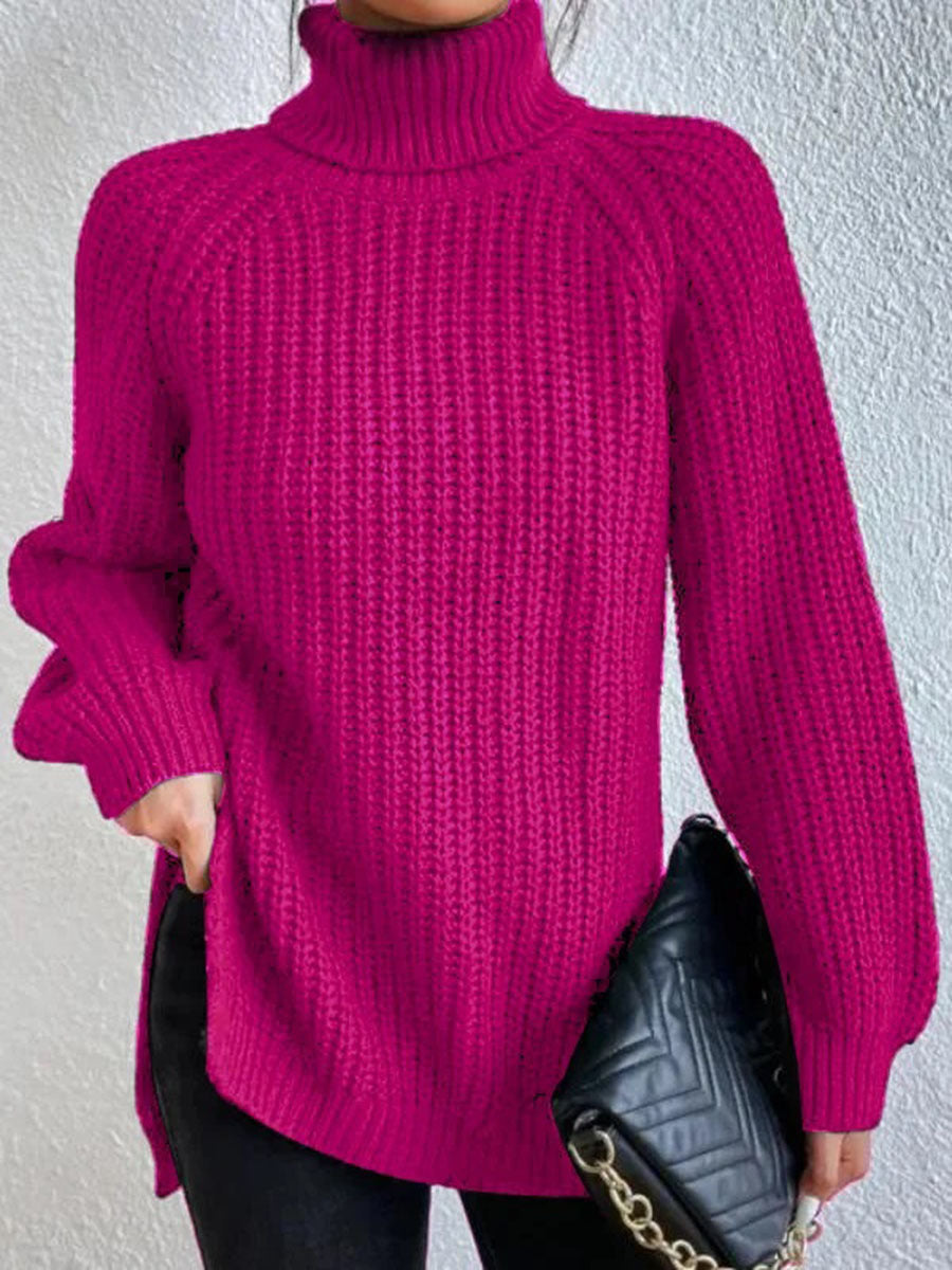 Lozenda - Rollkragenpullover aus Strick