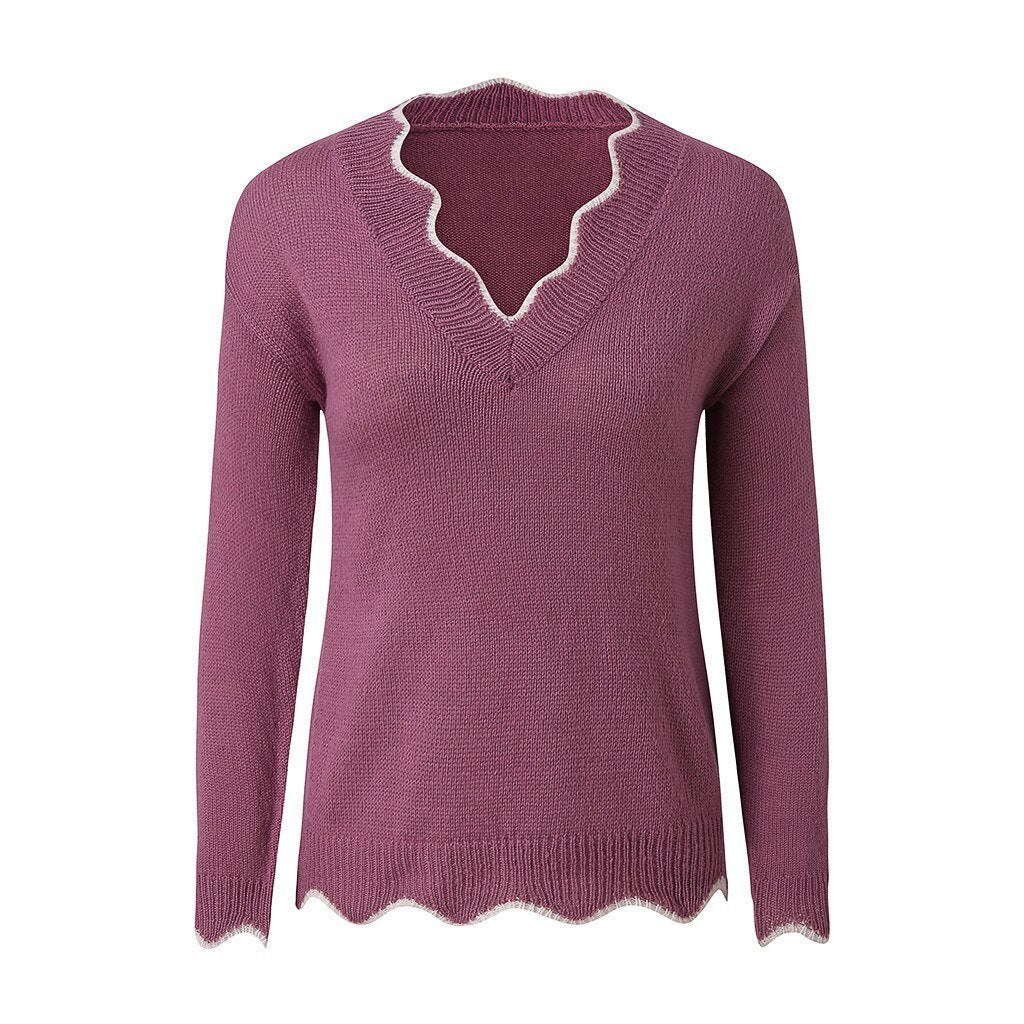 Lozenda - Sehr warmer und stilvoller Pullover für den Frühling