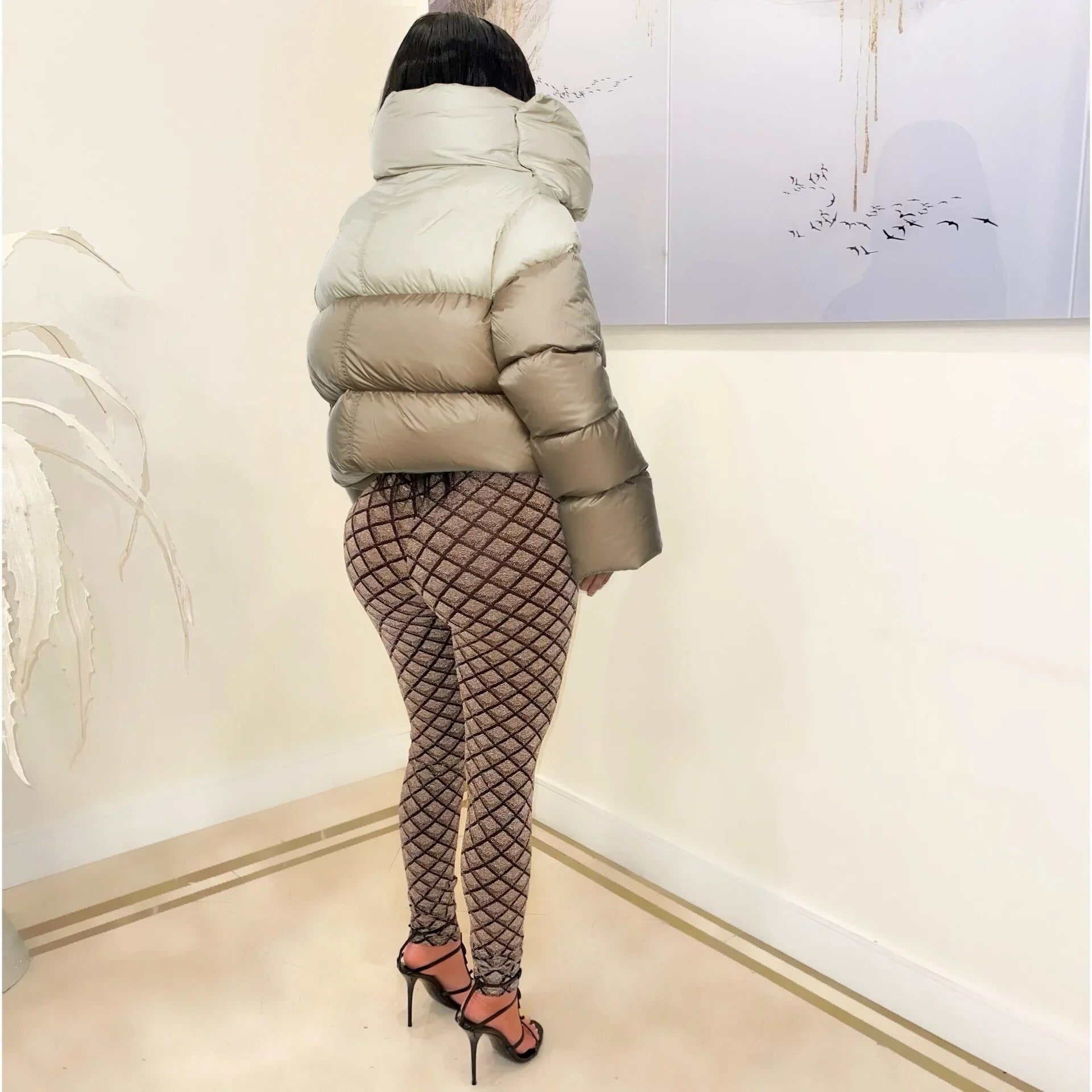 Lozenda - Stylische Pufferjacke
