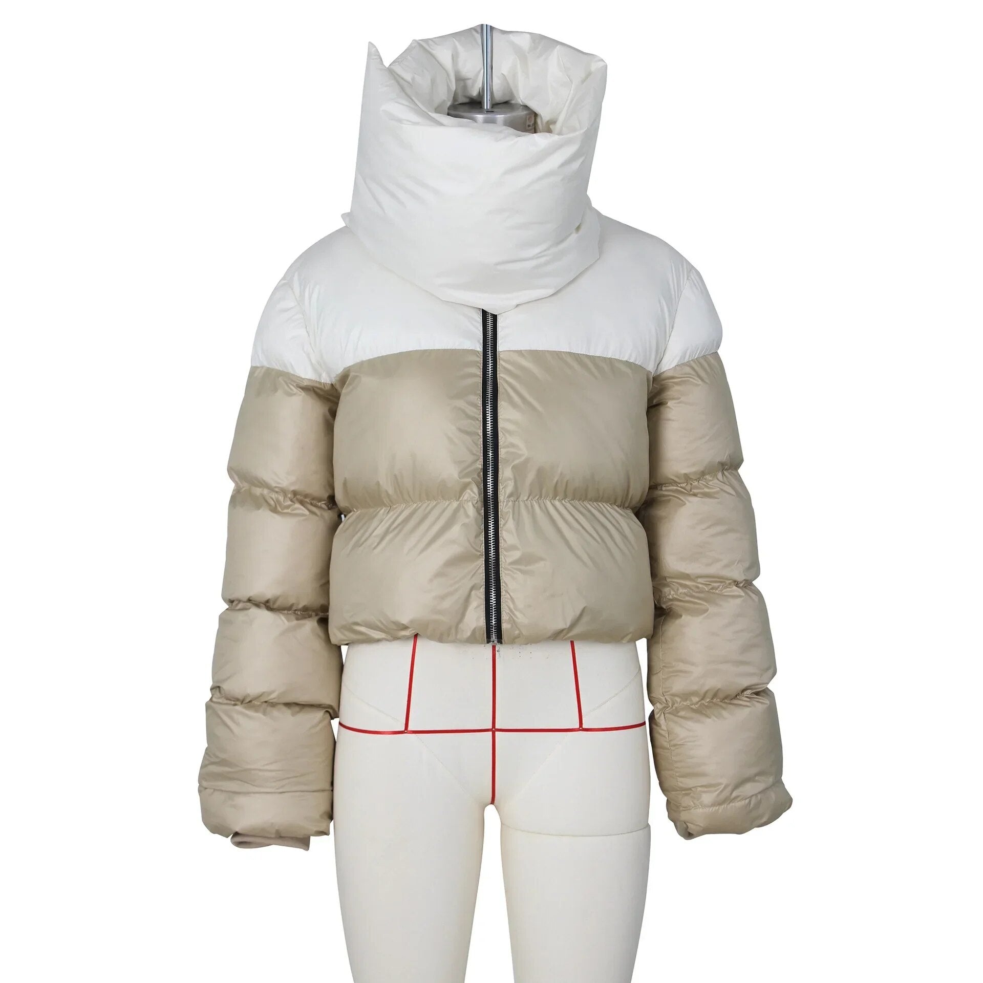 Lozenda - Stylische Pufferjacke