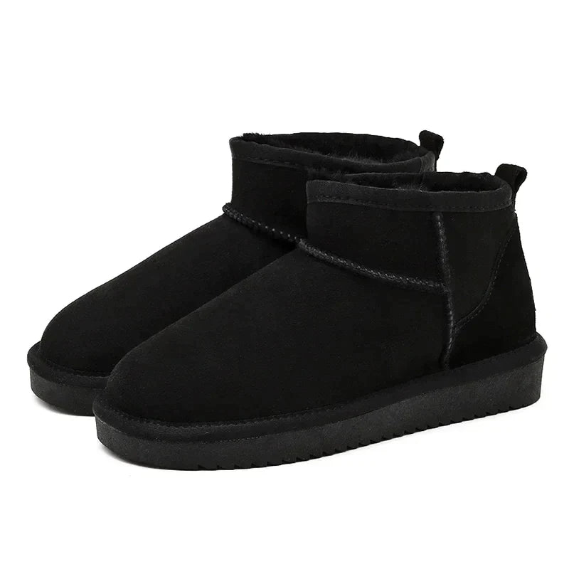Lozenda - Stylische Stiefelette mit Fellfutter für Damen