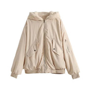 Lozenda - Veste bomber réversible pour femmes